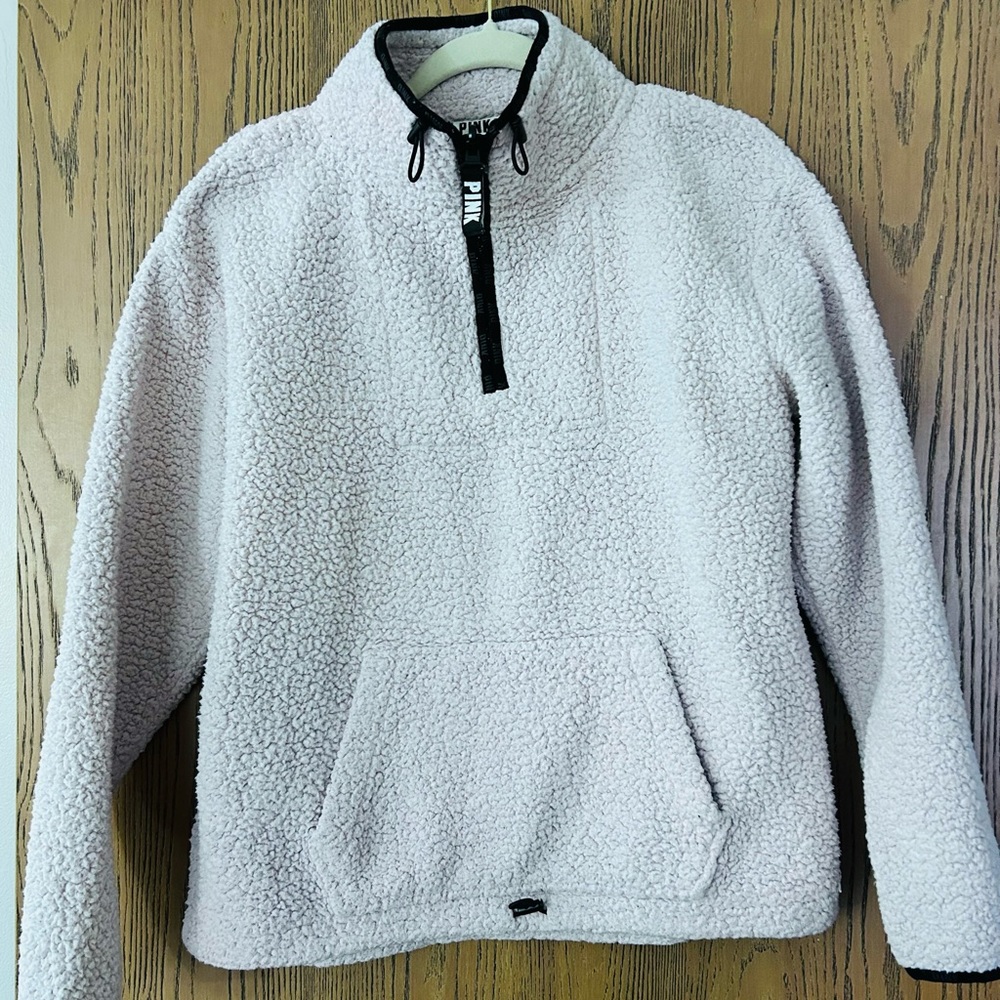PINK fleece sweater